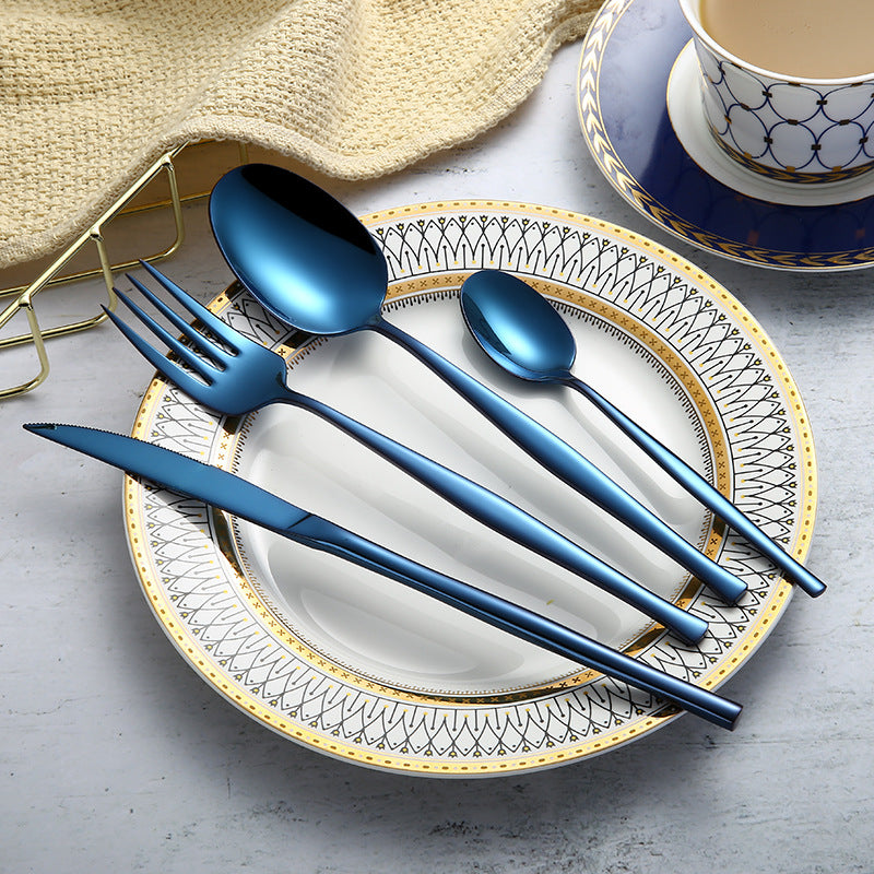 304 Stainless Steel Western Cutlery Set - Knife, Fork & Spoon Flatware