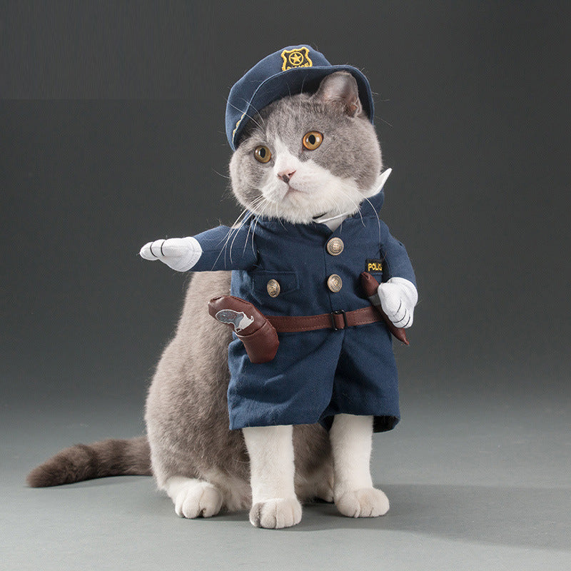Spring & Autumn Pet Cat Costume - Cute Cat Clothes
