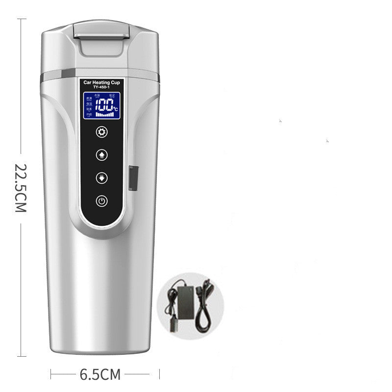 Portable Car Bottle Smart Touch Digital Display Insulated Cup Home
