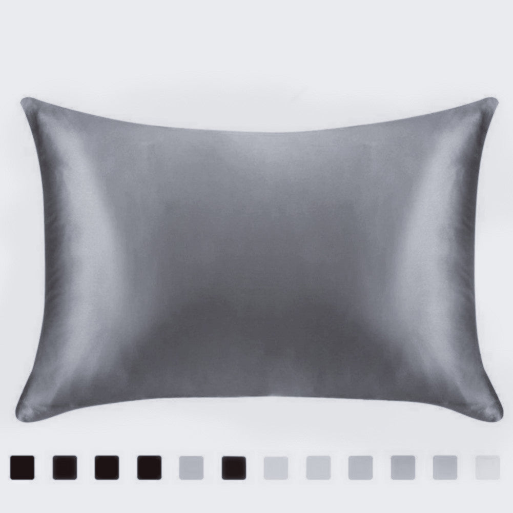 Solid Color Satin Pillowcase - Silky Hair & Skin Pillow Cover