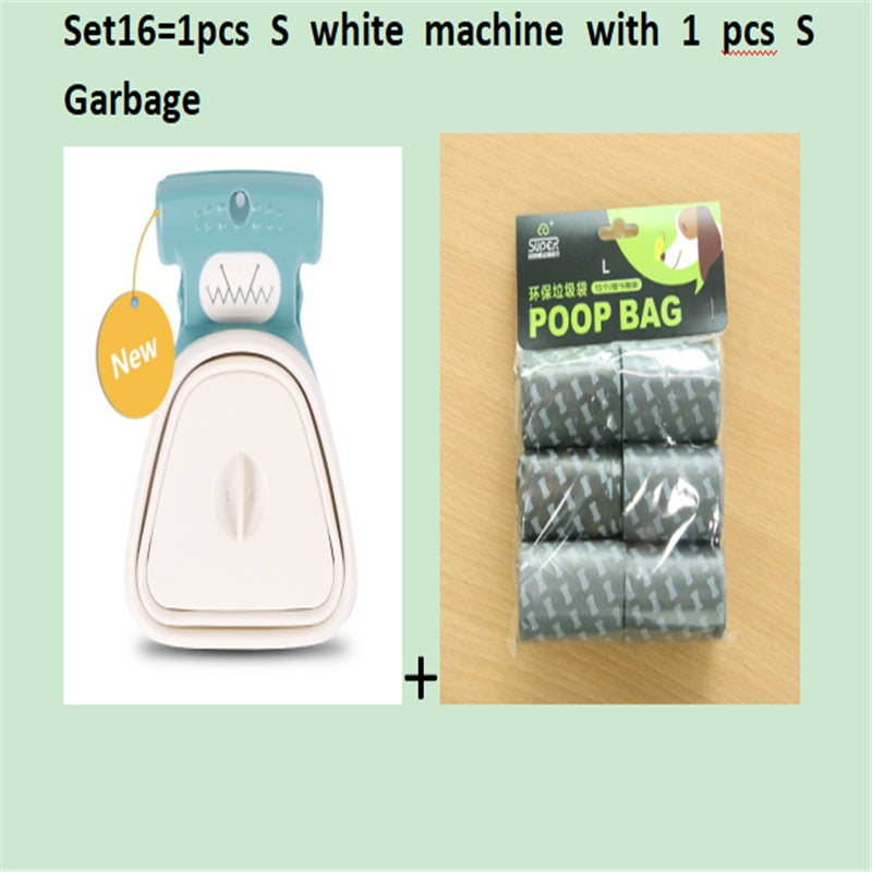 Foldable Travel Pooper Scooper - Portable Dog Poop Scoop with Degradable Bags