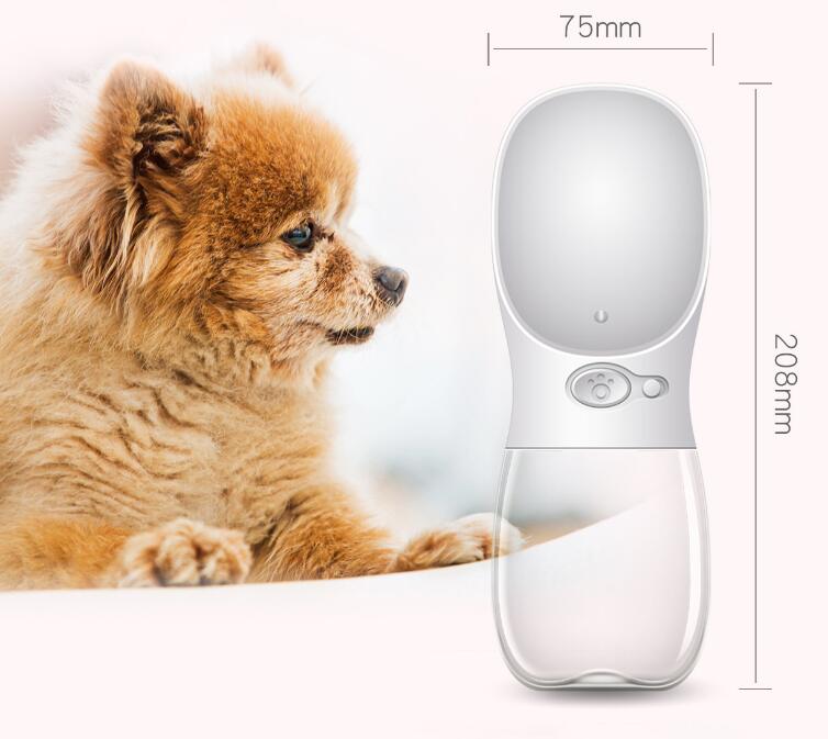 Portable Dog Water Bottle 350/550 ml - Leakproof Outdoor Pet Drinking Bottle
