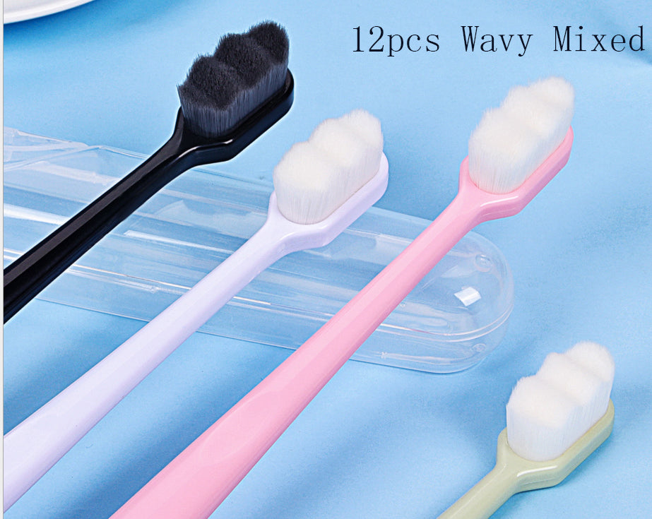 Ultra-Fine Super Soft Bristle Toothbrush - Gentle Gum Care