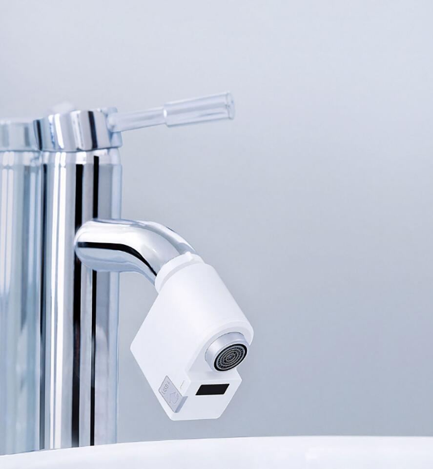 Infrared Sensor Faucet Water Saver - USB Rechargeable Touchless Tap Adapter