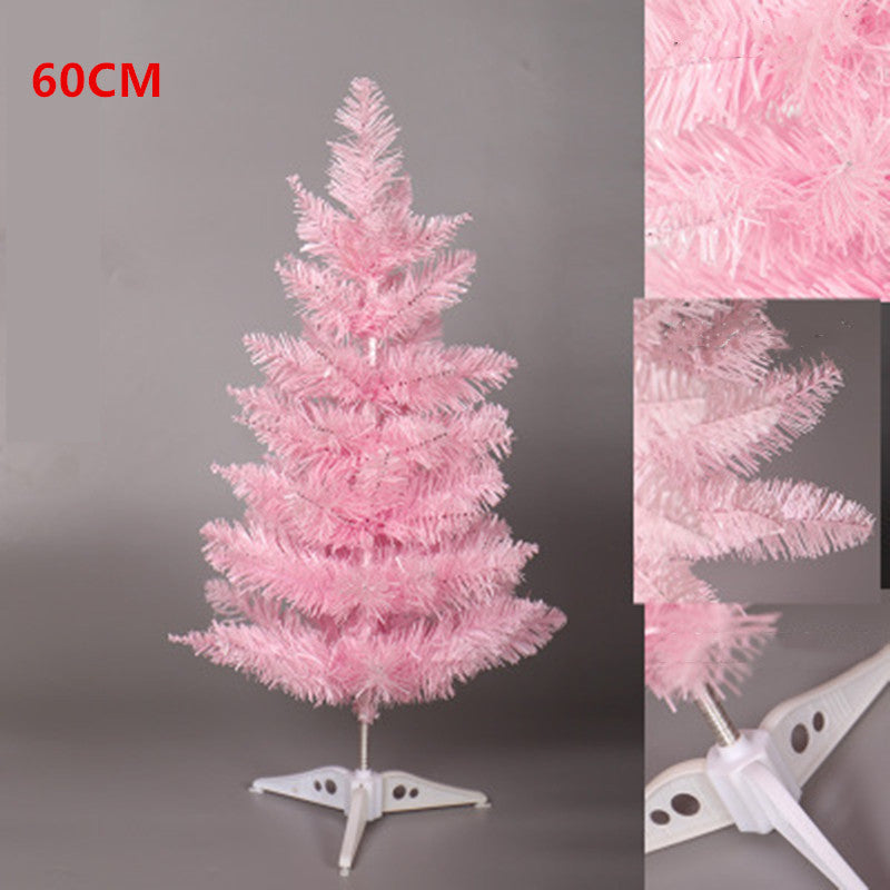 Pink Gradient Christmas Tree - Pointed Tabletop Xmas Tree Holiday Decor