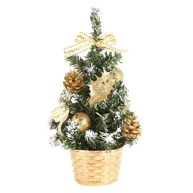 Christmas Mini Artificial Tree Decorations Family Gifts | Xmas Holiday Decor