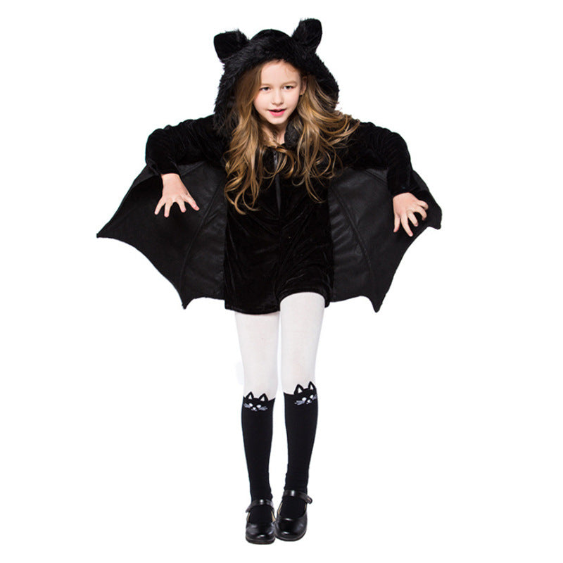 Halloween Children's Costume Black Bat Cosplay