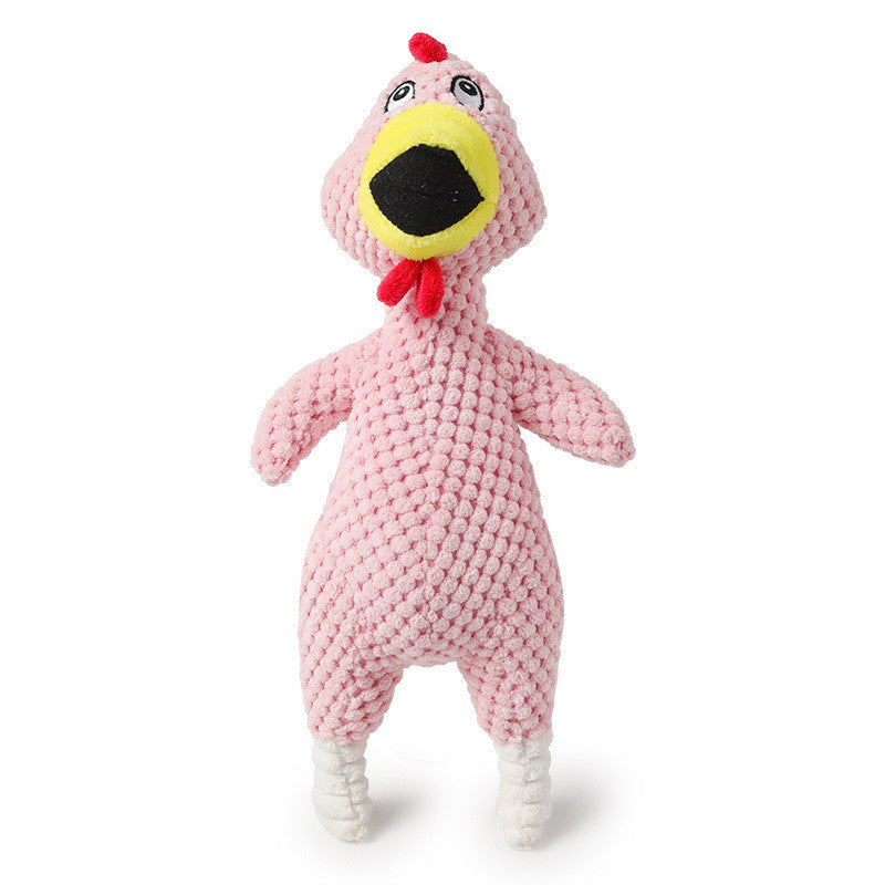 Pineapple Plush Squeaky Dog Toy - Velvet Sound Chew Toy