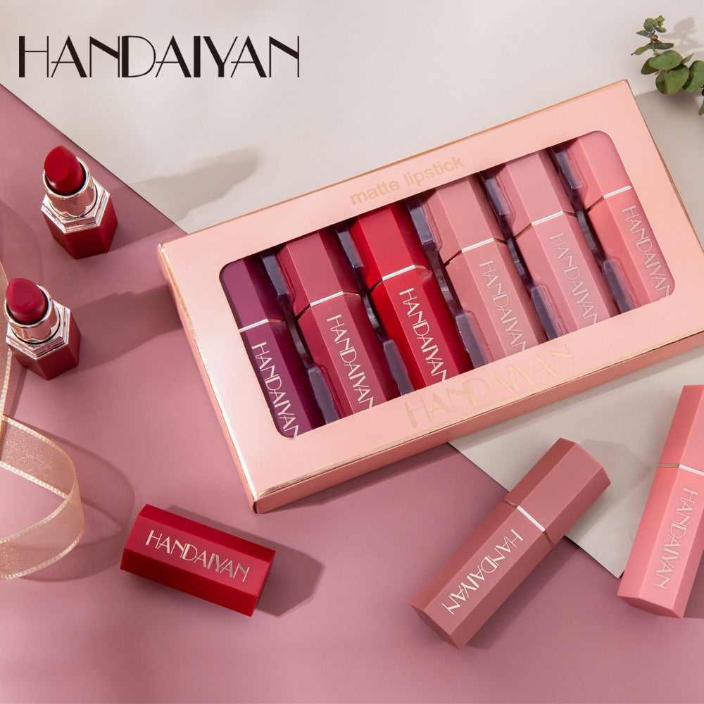 Matte Lipstick Gift Box Set Non-Stick Cup