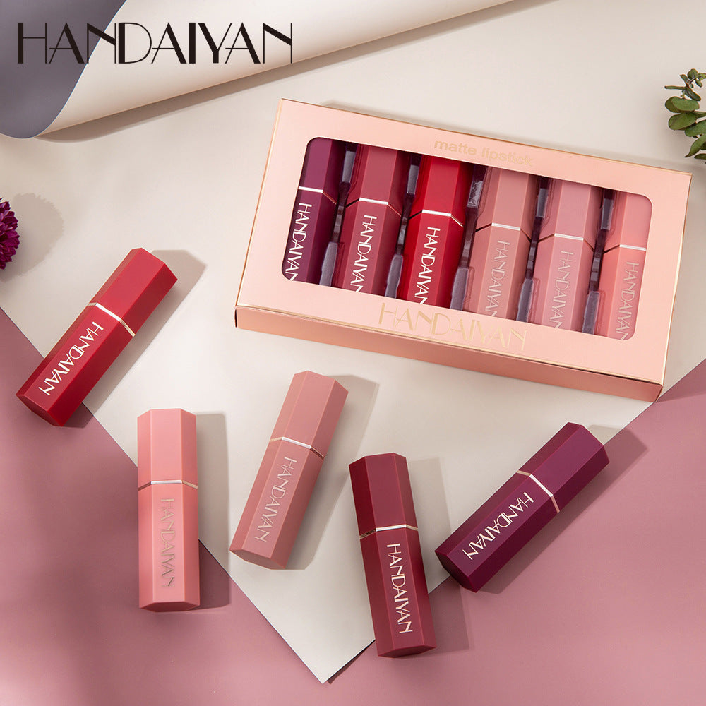Matte Lipstick Gift Box Set Non-Stick Cup