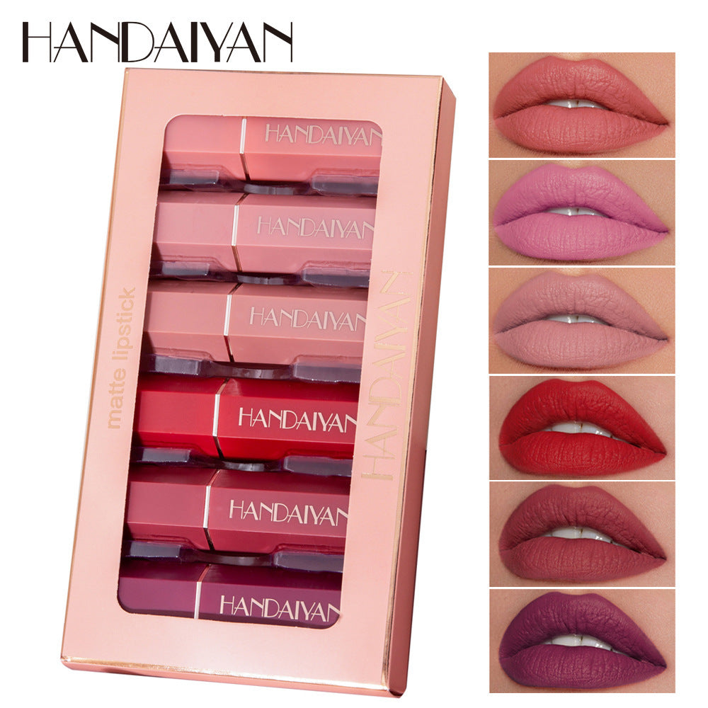 Matte Lipstick Gift Box Set Non-Stick Cup