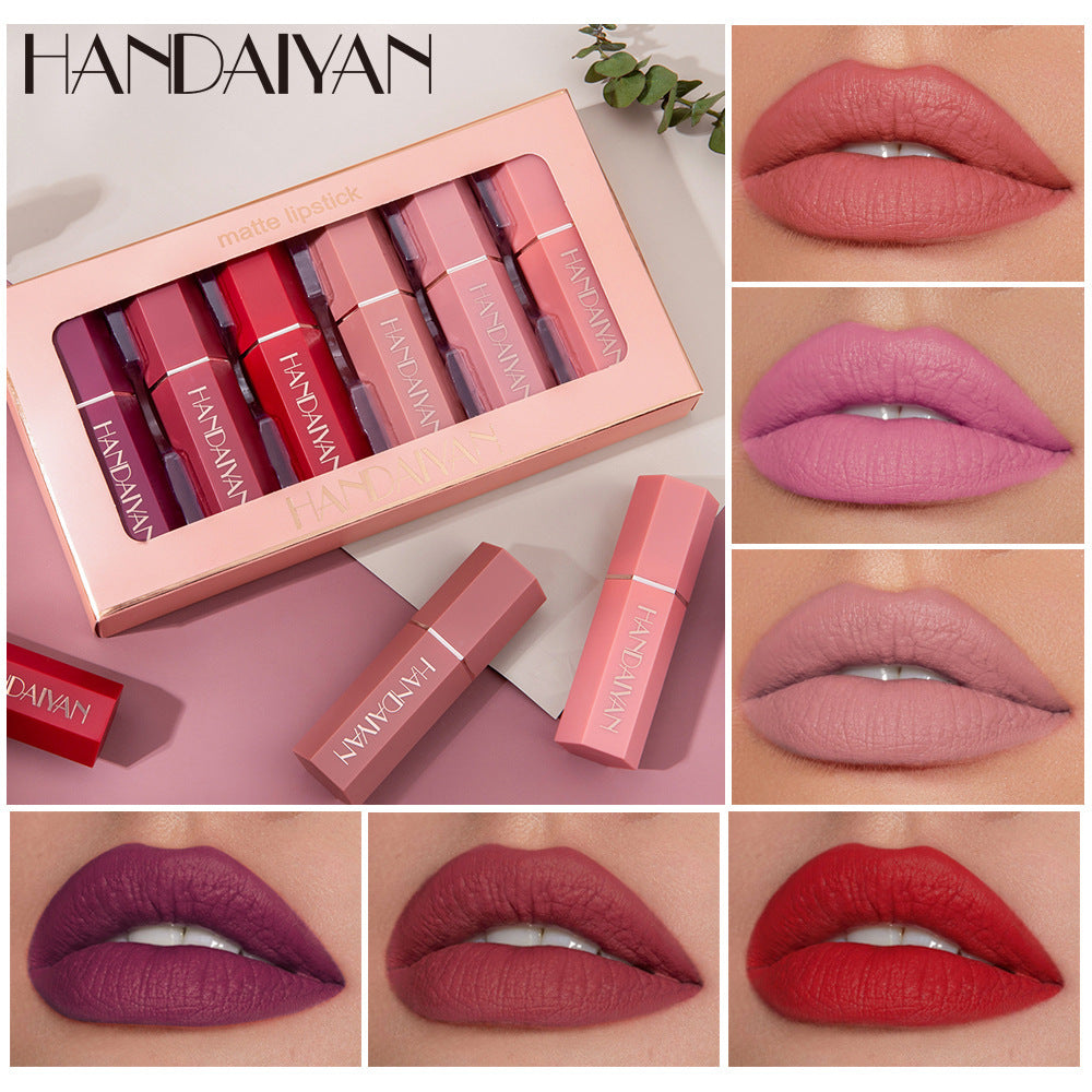Matte Lipstick Gift Box Set Non-Stick Cup