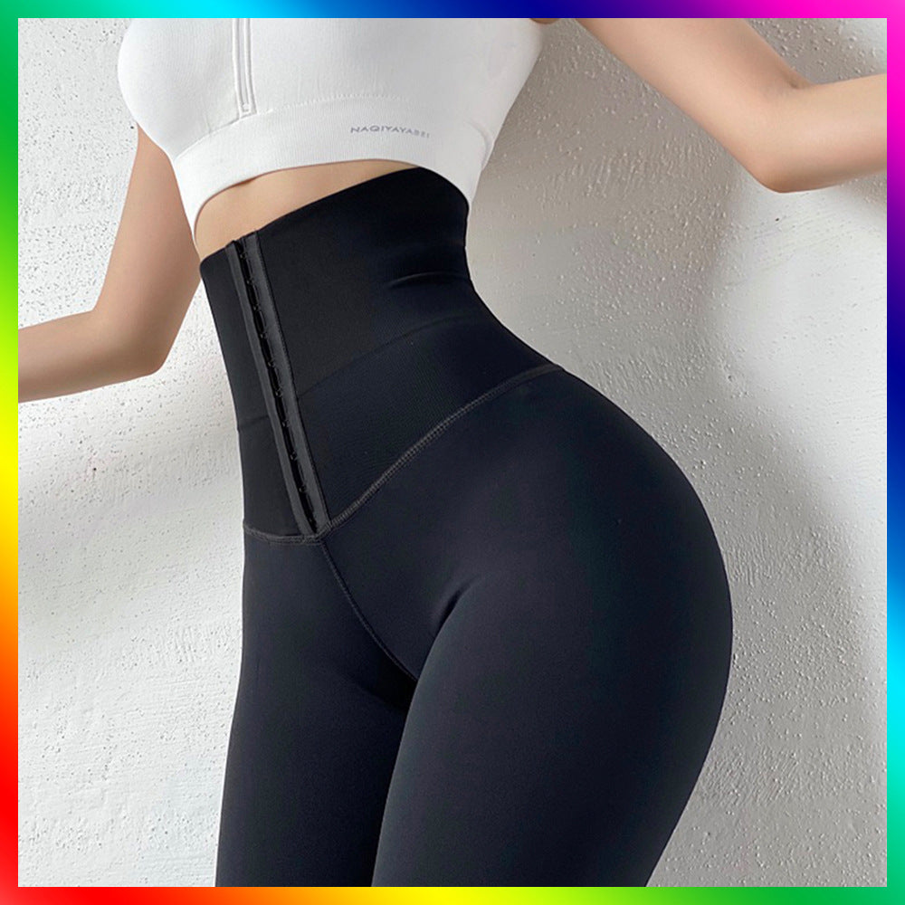 Women's Yoga Pants Leggings Plus Velvet Padded Waist and Hips