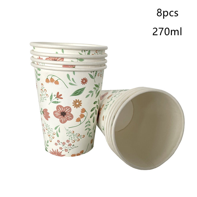 Easter Bunny Party Tableware Set - Paper Plates & Cups