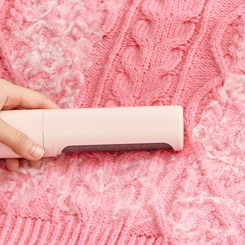 2-in-1 Reusable Pet Hair Remover Brush - Self-Cleaning Lint Roller for Furniture & Clothes