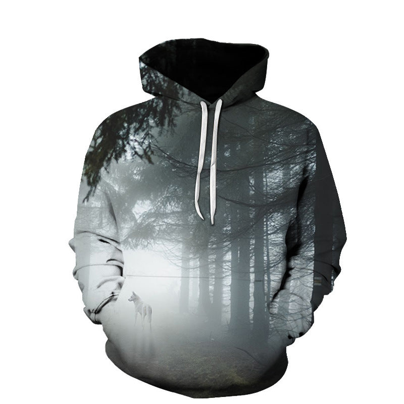 Beach Maple Leaf Couples Sport Sweaters Men and Women Casual Hoodies
