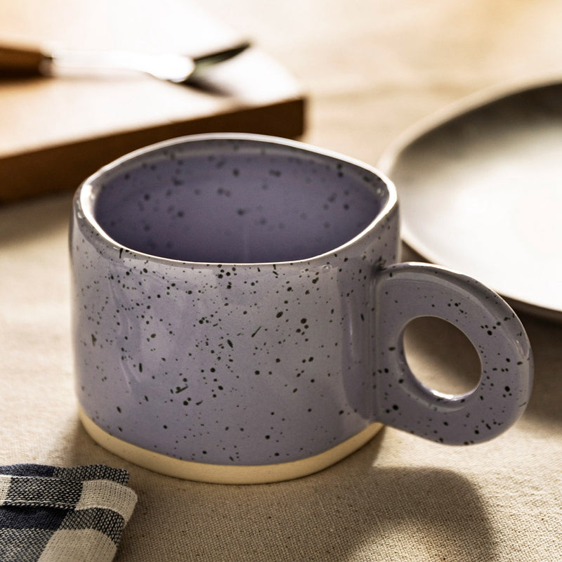 Candy Color 280ml Ceramic Mug with Handle - Cute Coffee Cup