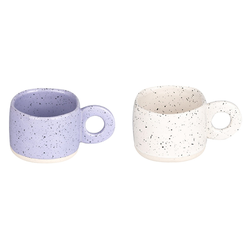 Candy Color 280ml Ceramic Mug with Handle - Cute Coffee Cup