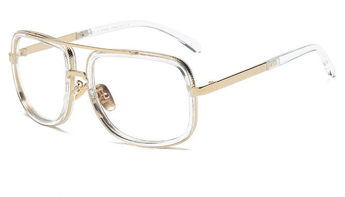 Flat Top Hot Square Sunglasses Men Women Luxury Brand Design Couple