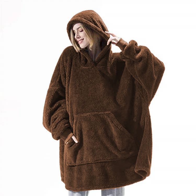 Hoodie Sweatshirt with Big Pocket Tops Sweater Comfortable Loose