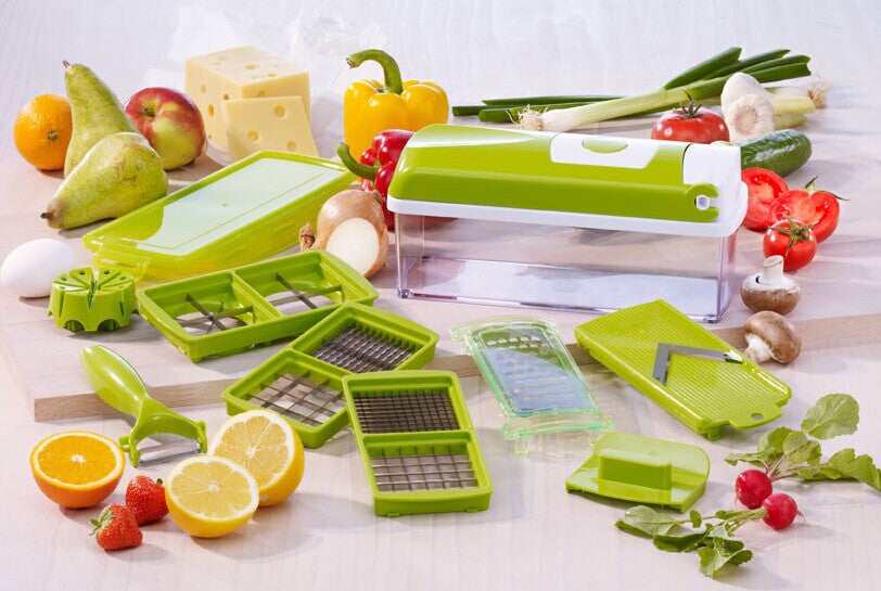 12-Piece Multifunctional Vegetable Chopper Set - Dicer & Slicer