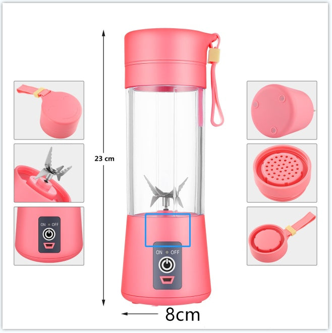 Rechargeable Portable Mini Electric Juicer - Travel Smoothie Blender