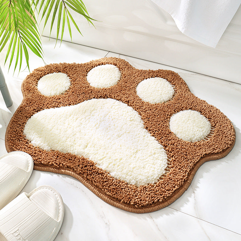 Cuttable Anti-Slip Bathroom Door Mat - Absorbent Carpet