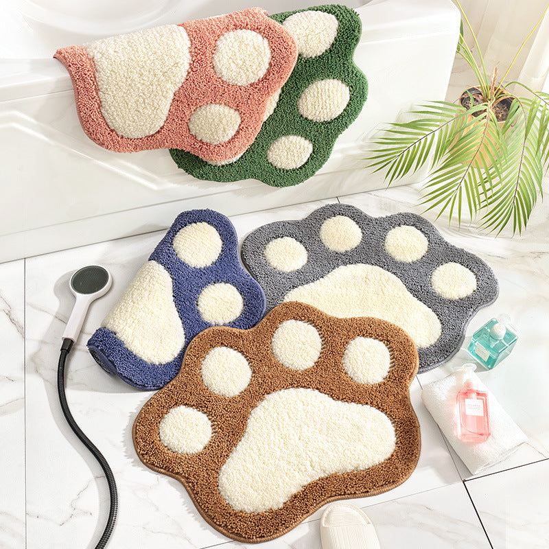 Cuttable Anti-Slip Bathroom Door Mat - Absorbent Carpet