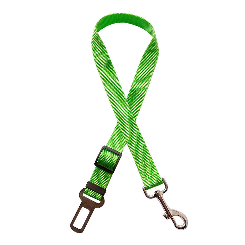 Adjustable Dog Car Seat Belt - Pet Safety Lead with Swivel Clip for Cars