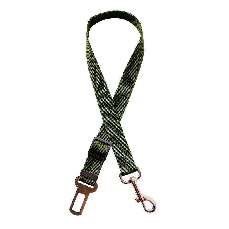 Adjustable Dog Car Seat Belt - Pet Safety Lead with Swivel Clip for Cars