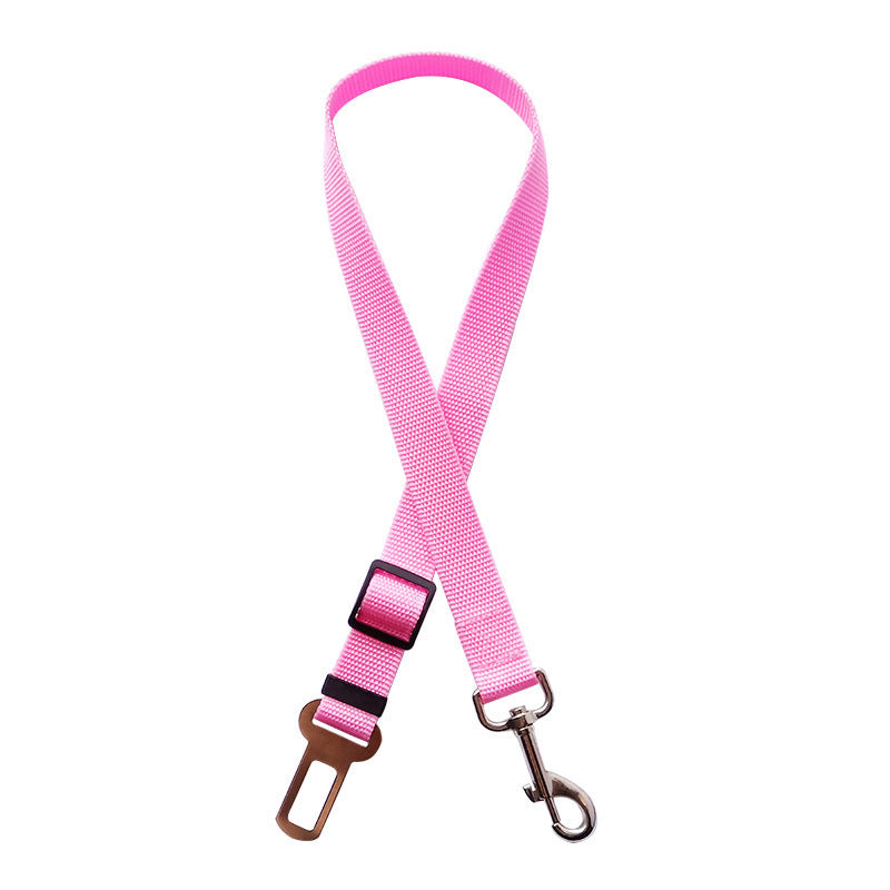 Adjustable Dog Car Seat Belt - Pet Safety Lead with Swivel Clip for Cars