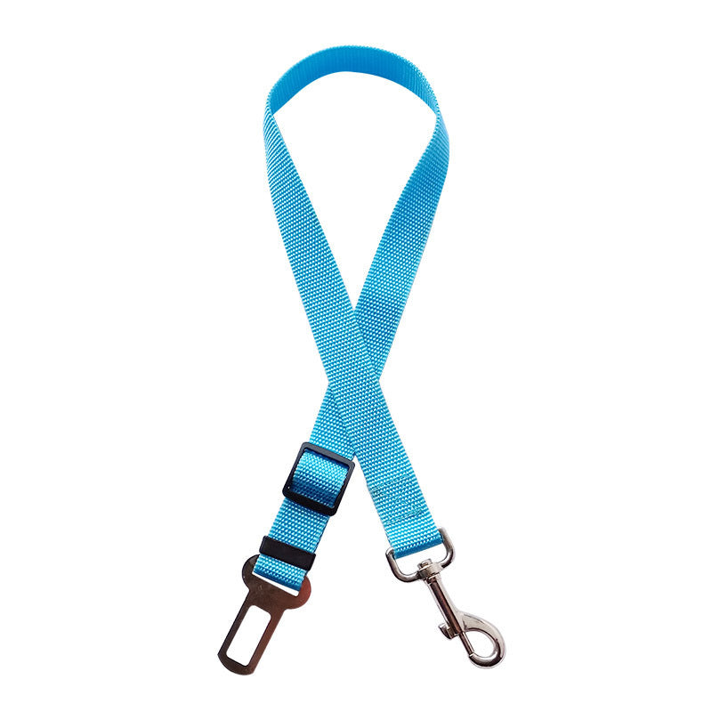 Adjustable Dog Car Seat Belt - Pet Safety Lead with Swivel Clip for Cars