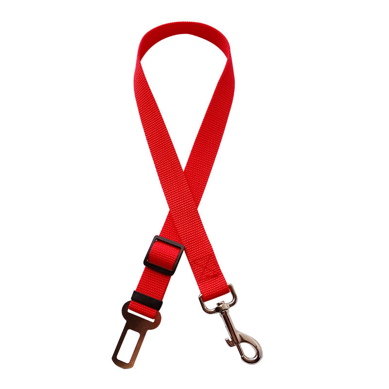 Adjustable Dog Car Seat Belt - Pet Safety Lead with Swivel Clip for Cars