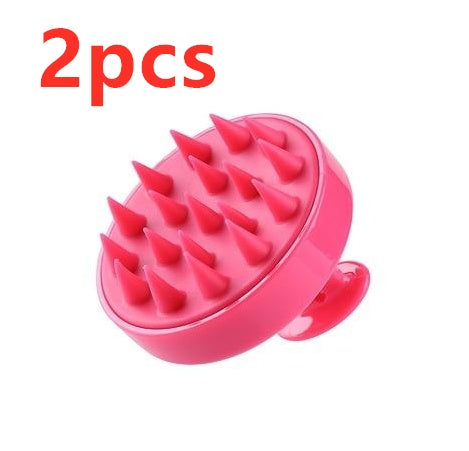 Silicone Shampoo Brush Massage Scalp Hair