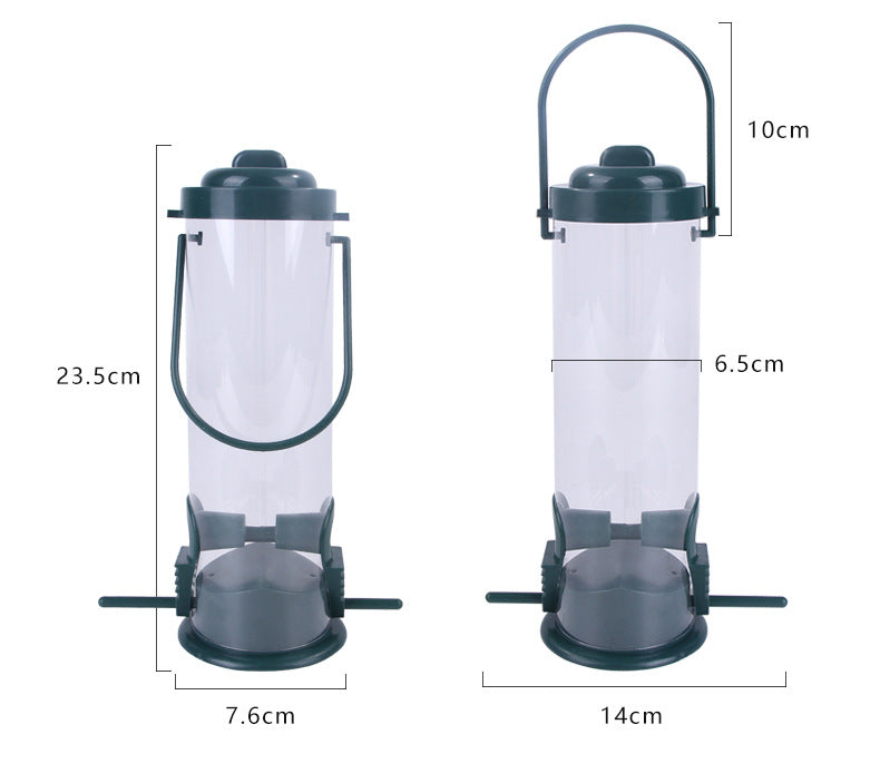 Hanging Bird Feeder Station - Outdoor Garden Bird Food Dispenser