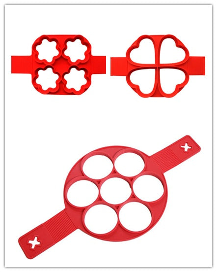 Silicone Non-Stick Pancake & Egg Mold - Breakfast Cooking Ring