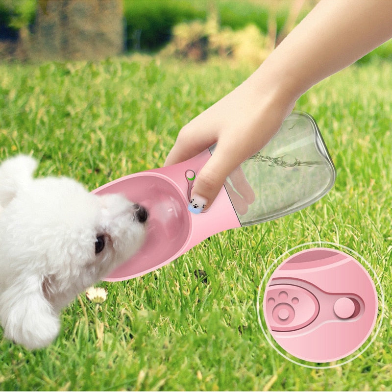Portable Dog Water Bottle 350/550 ml - Leakproof Outdoor Pet Drinking Bottle