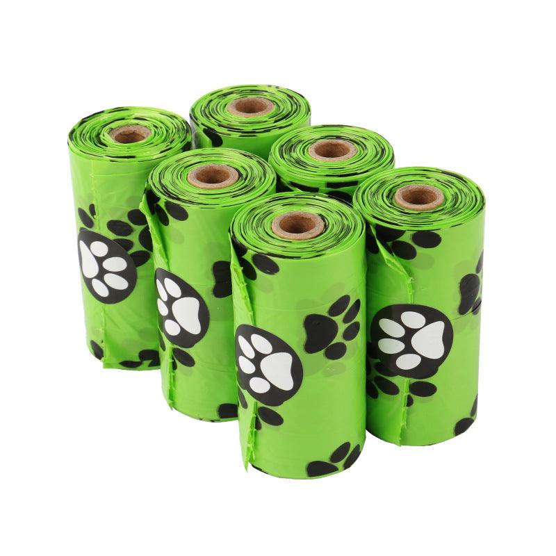 Eco Dog Poop Bags on a Roll - Leak-Proof Degradable Waste Bags with Dispenser Options