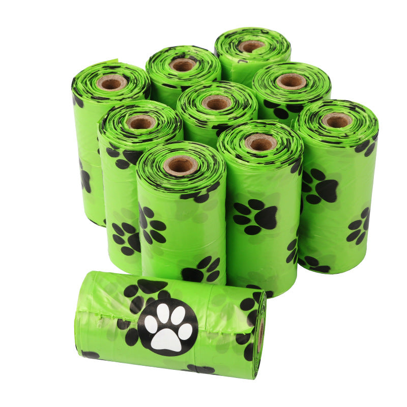 Eco Dog Poop Bags on a Roll - Leak-Proof Degradable Waste Bags with Dispenser Options