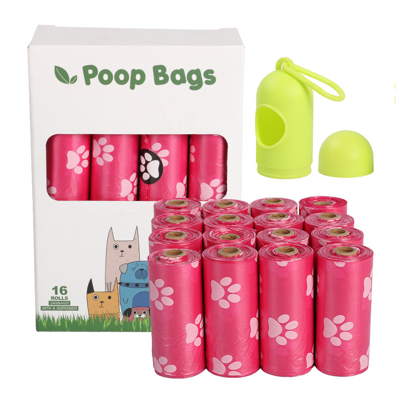 Eco Dog Poop Bags on a Roll - Leak-Proof Degradable Waste Bags with Dispenser Options