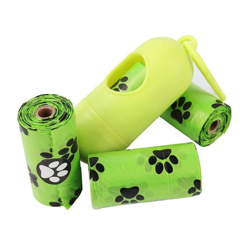 Eco Dog Poop Bags on a Roll - Leak-Proof Degradable Waste Bags with Dispenser Options