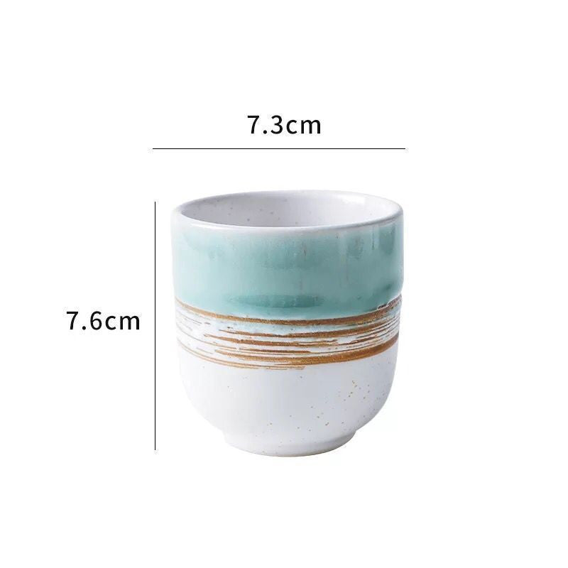 Japanese Style Ceramic Tea Cup - Coffee Cup Set