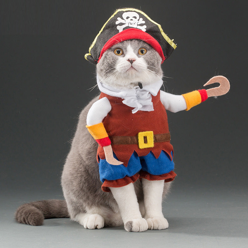 Spring & Autumn Pet Cat Costume - Cute Cat Clothes