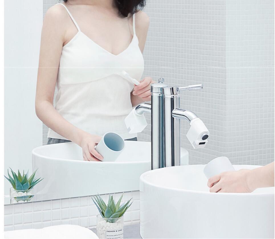 Infrared Sensor Faucet Water Saver - USB Rechargeable Touchless Tap Adapter