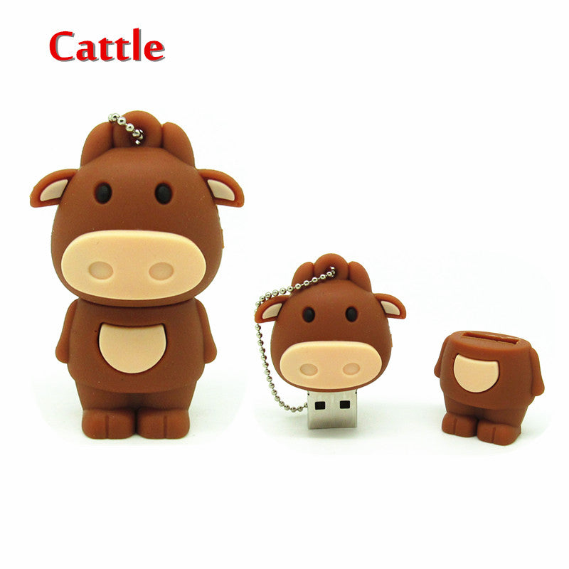 Cute Cartoon Zodiac Animal USB Flash Drive - 12 Chinese Zodiac Memory Stick