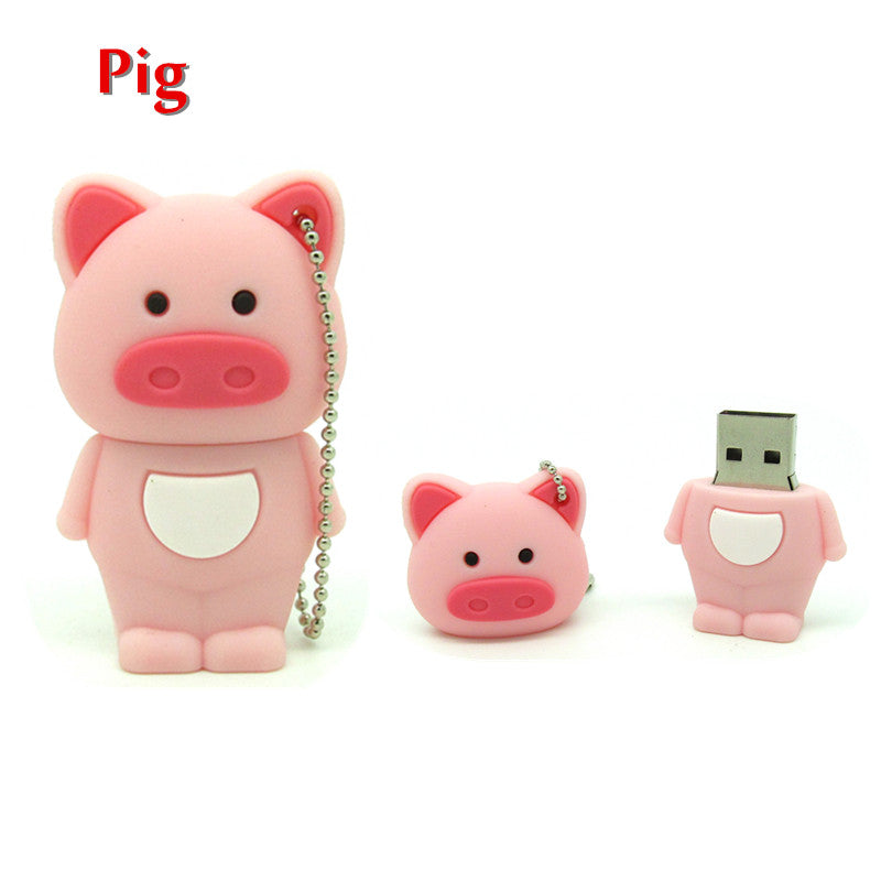 Cute Cartoon Zodiac Animal USB Flash Drive - 12 Chinese Zodiac Memory Stick