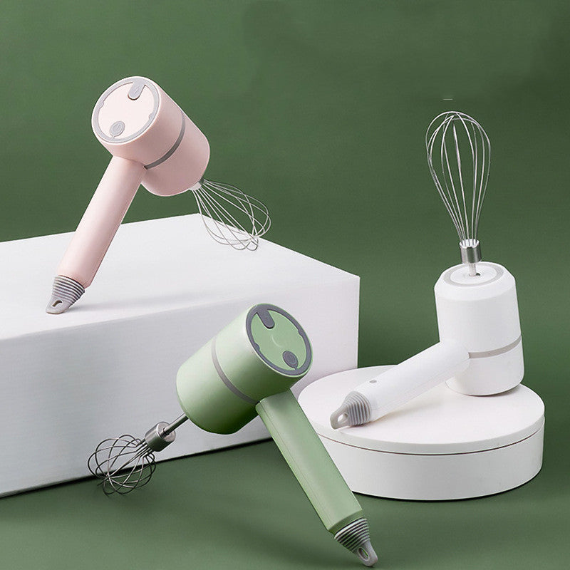 Rechargeable Wireless Egg Beater Electric Home Mini Handheld Baking