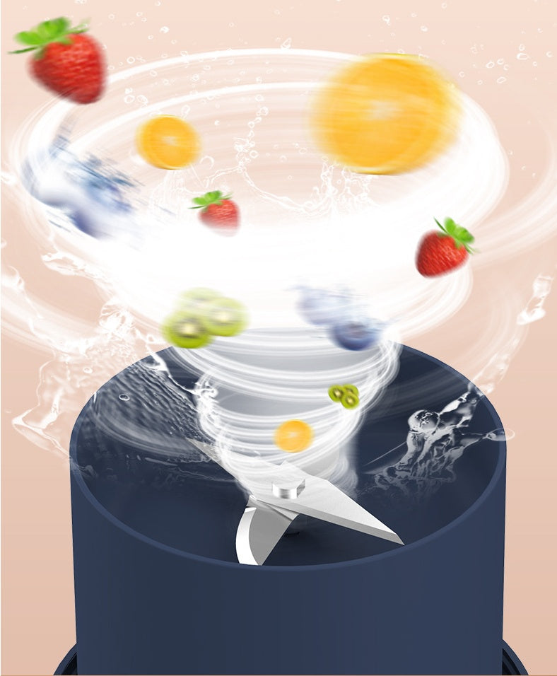 USB Wireless Charging Mini Juicer Cup - Portable Blender