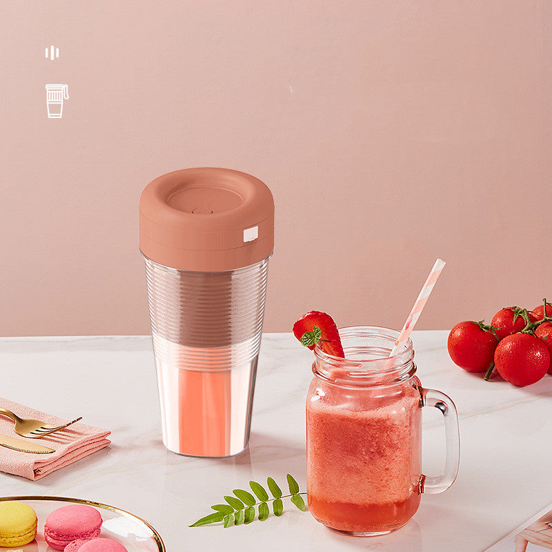 USB Wireless Charging Mini Juicer Cup - Portable Blender