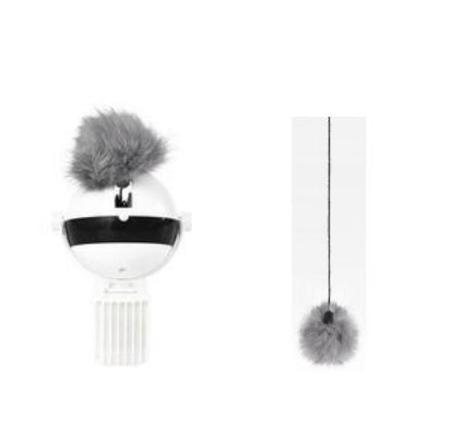 Electronic Motion Cat Toy - Interactive Spinning Toy with Fur Ball Accessories